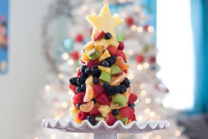 AquaMobile Healthy Snacks Fruit Tree for the Holidays