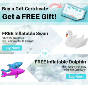 Buy a Gift Certificate aquamobile free inflatable swan dolphin