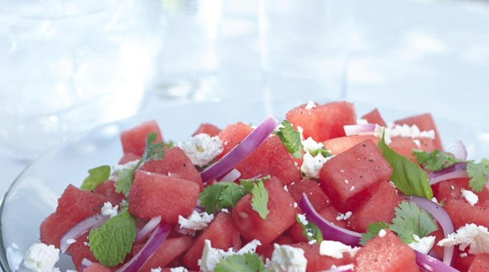 best summer recipes, summer recipes, watermelon and feta salad