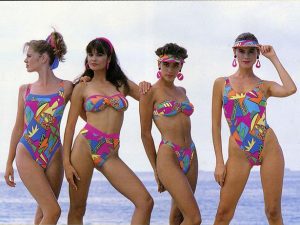 AquaMobile Swim presents the evolution of the swimsuit in the 1980s